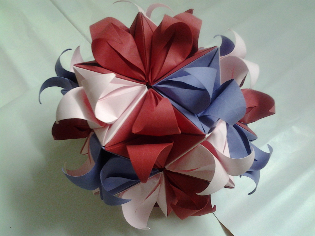 royal  Kusudama origami origami kusudama  lily alexandra's